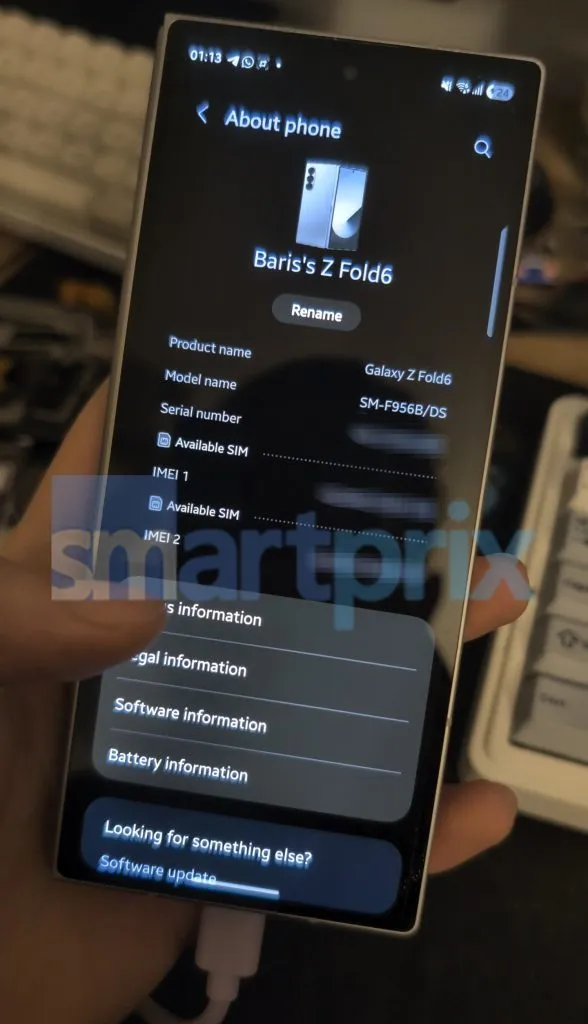 Galaxy Z Fold 6 with new features