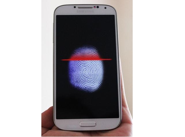Экран Samsung Galaxy S5 будет исполнять роль дактилоскопического сканера