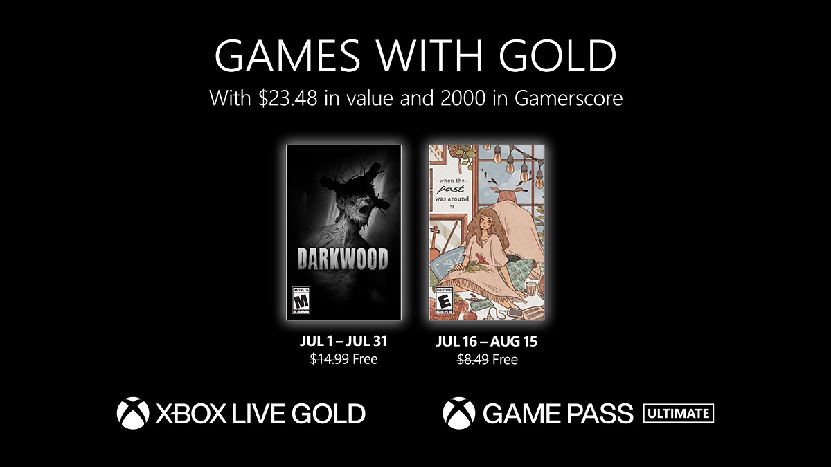 Xbox Live Gold-abonnenter vil motta to spill i juli: skrekkspillet Darkwood og det smarte puslespillet When The Past Was Around.