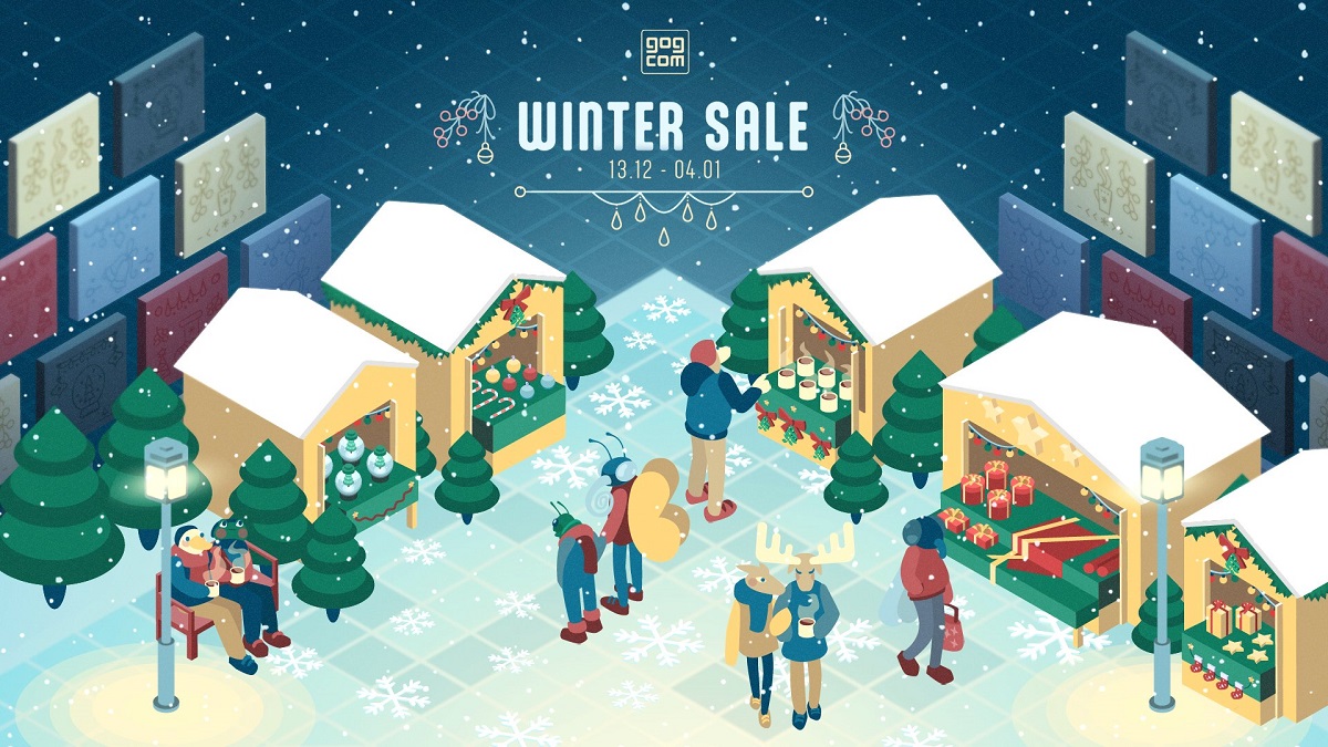 GOG has launched its traditional Winter Sale: users are offered huge discounts on 6,000 games