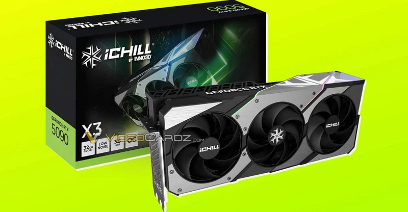 Emballage de la RTX 5090 par iChill