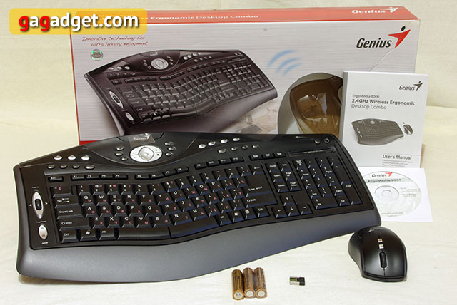 Обзор комплекта Genius Wireless ErgoMedia 8000