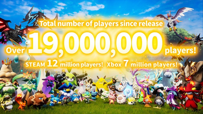 19 millones de personas ya juegan a Palworld.-2