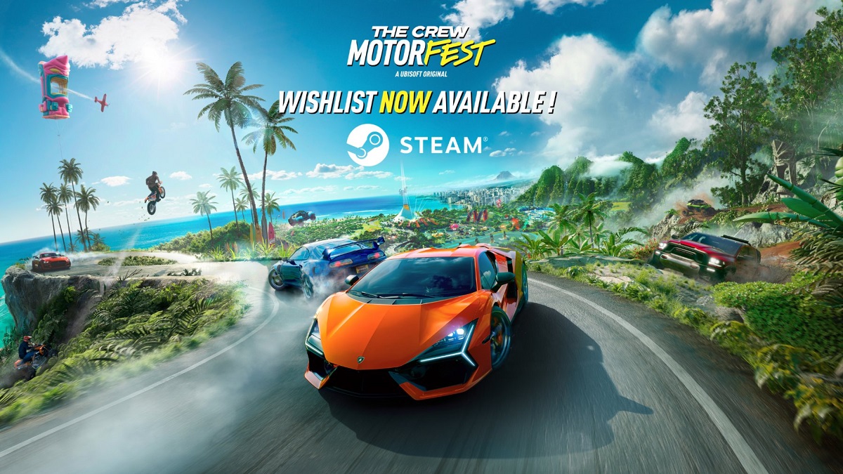 Гоночна гра The Crew Motorfest від Ubisoft з'явиться в Steam уже в квітні