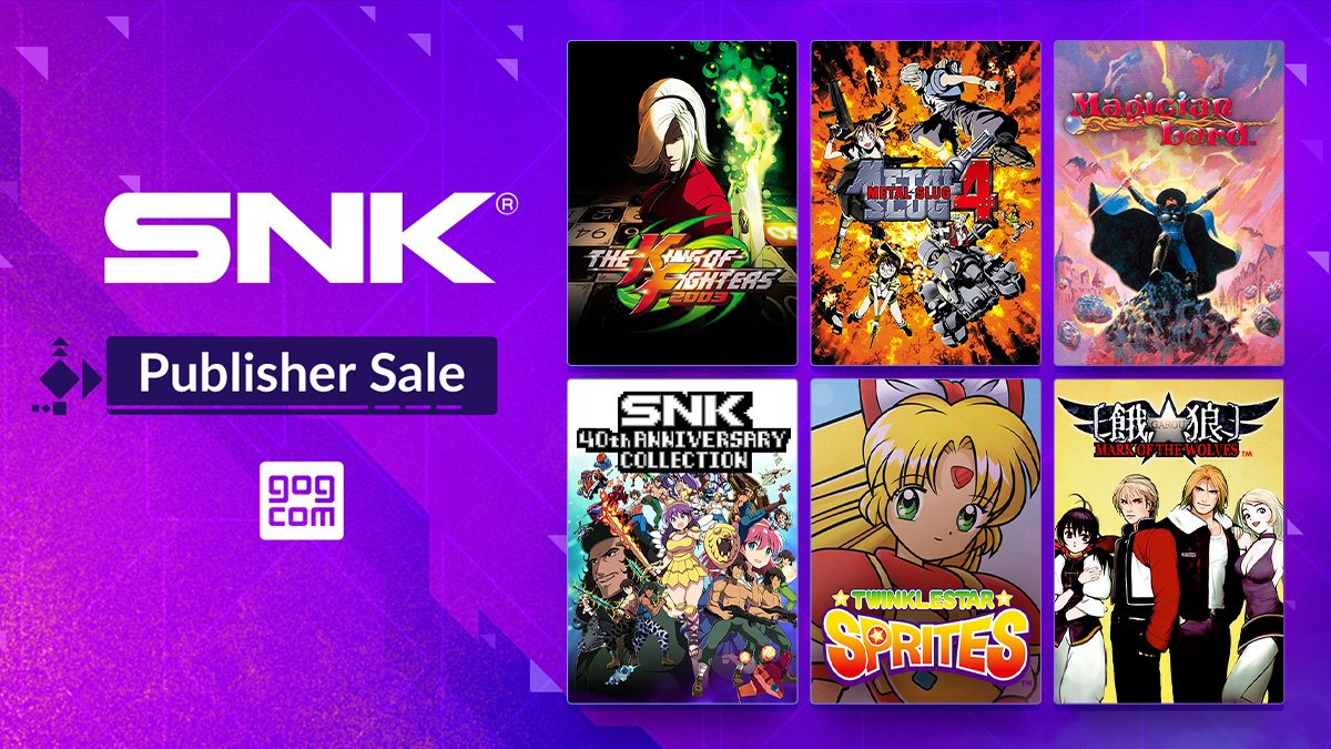 Plus de classiques : 24 jeux rétro SNK ajoutés à GOG
