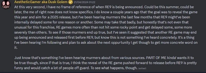 Инсайдер: релиз Resident Evil 9 может состояться позже, чем планировала Capcom, но без новых игр фанаты серии не останутся-2