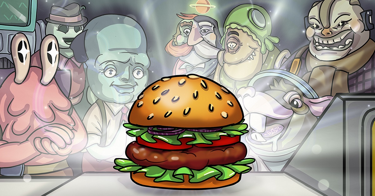 Cook a burger for the aliens: a free giveaway of roguelite action game Godlike Burger has launched at EGS
