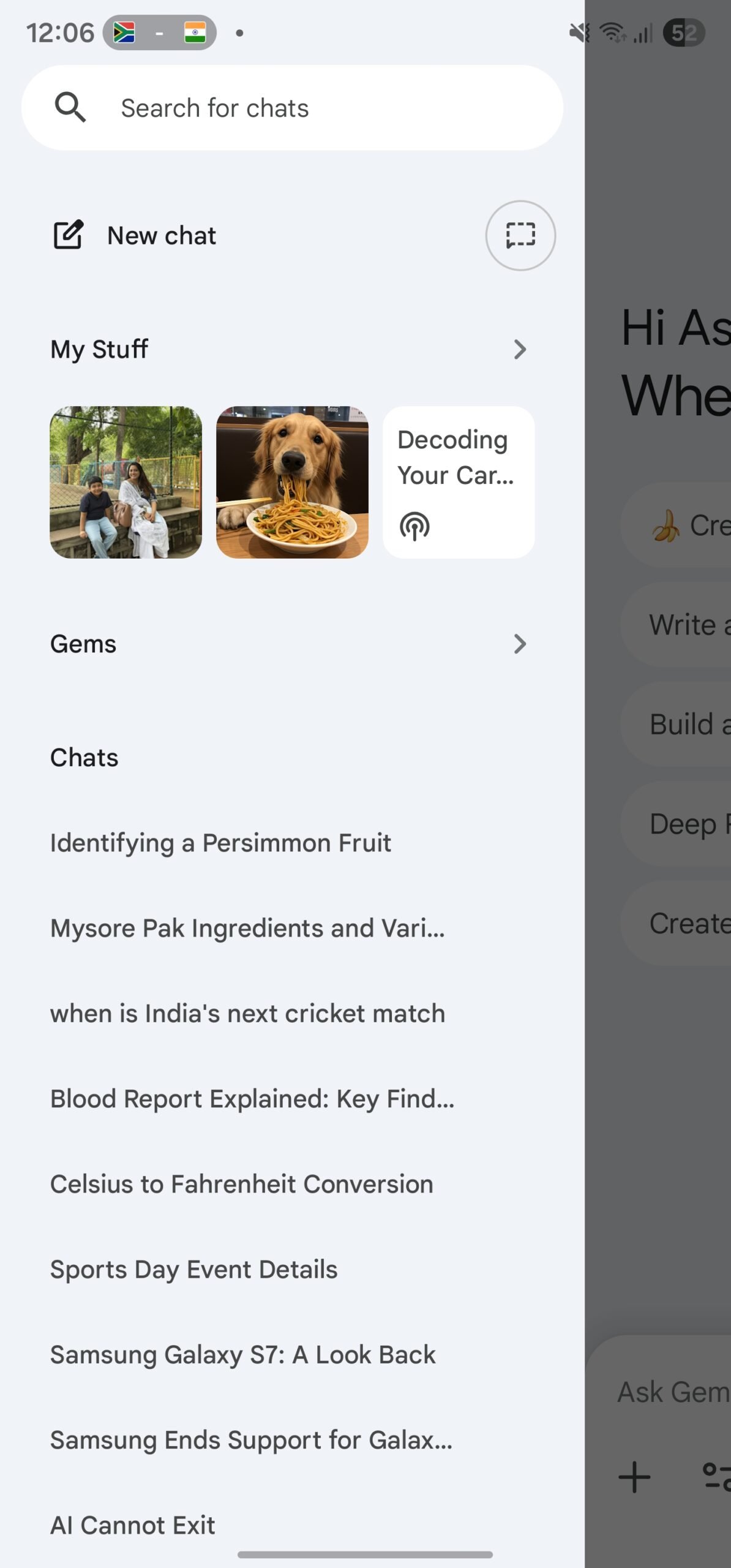 Google Gemini Redesign November 2025 Hamburger Menu