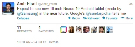Выпуском планшета Google Nexus 10 2013 года снова будет заниматься Samsung-2