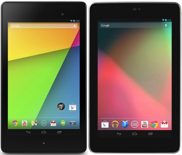 Сравнение старого и нового Nexus 7