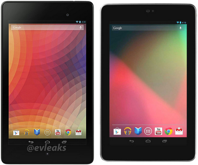 Утечка: пресс-фото планшета Google Nexus 7 с Android 4.3 и экраном на 1920х1200 точек
