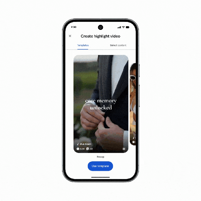 Google Photos шаблоны для видео