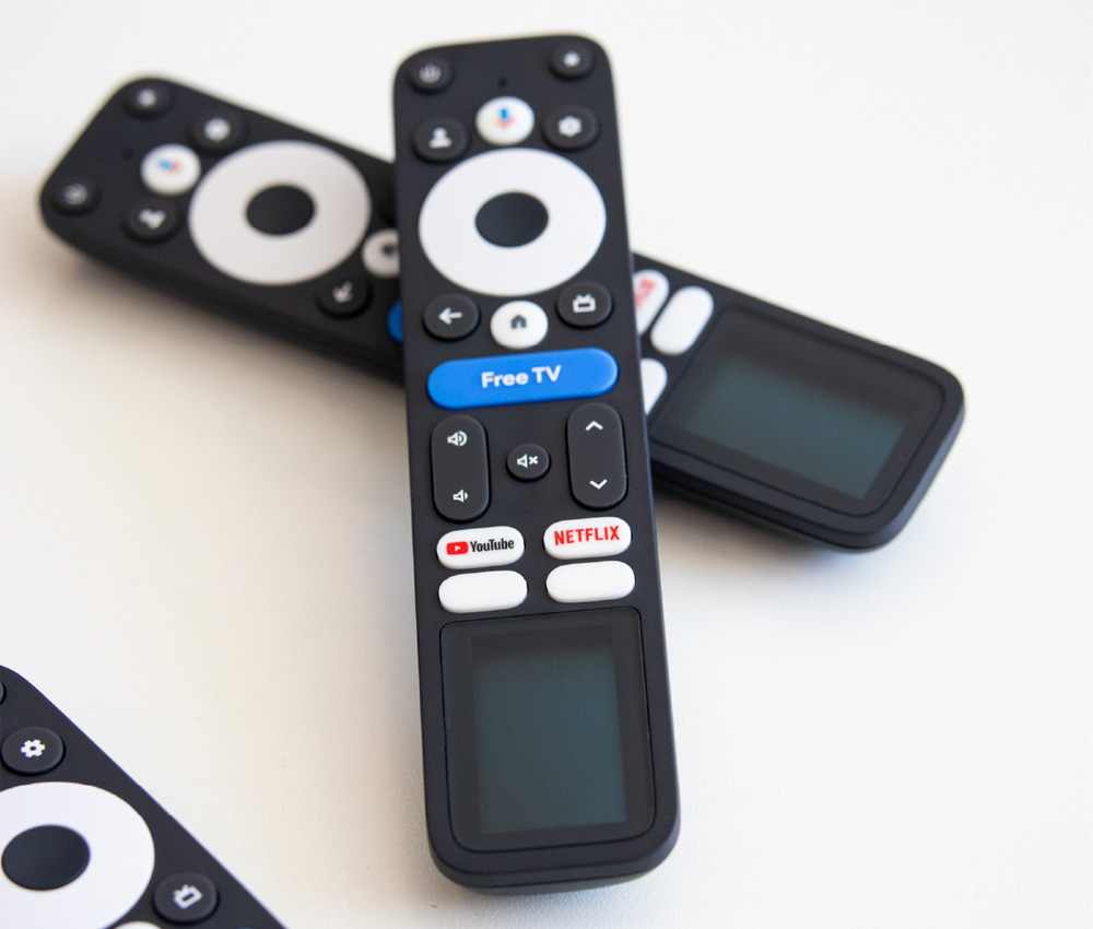 Conception de la télécommande G32 avec zone solaire