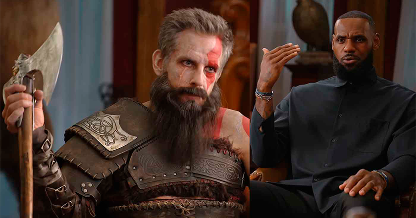 LeBron James, John Travolta y Ben Stiller hablan de las relaciones entre padres e hijos en el vídeo promocional de God of War: Ragnarok