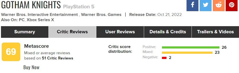 Die ersten Wertungen für Gotham Knights stimmen nicht optimistisch: Kritiker sind nicht beeindruckt vom neuen DC Comics-basierten Koop-Actionspiel-2