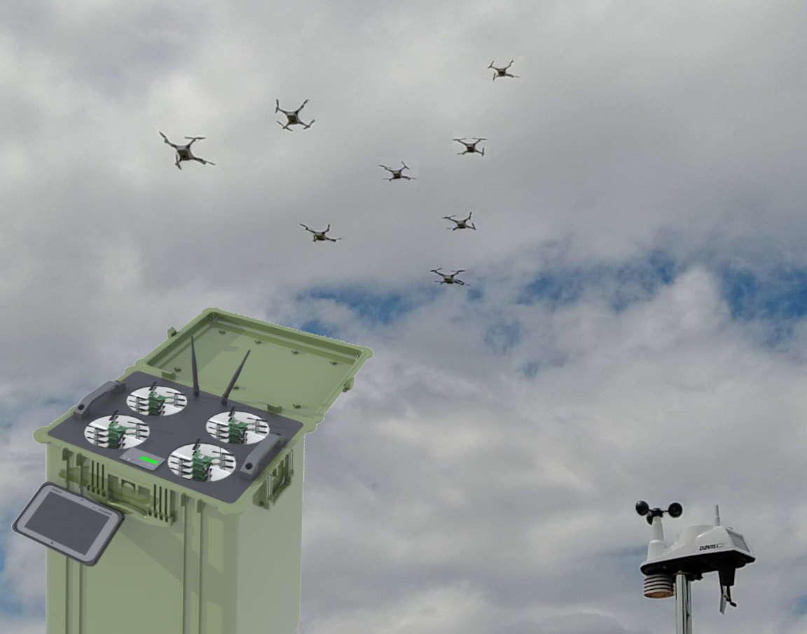 Las Fuerzas Aéreas de EE.UU. encargan el sistema WeatherHive que utiliza drones para predecir el tiempo