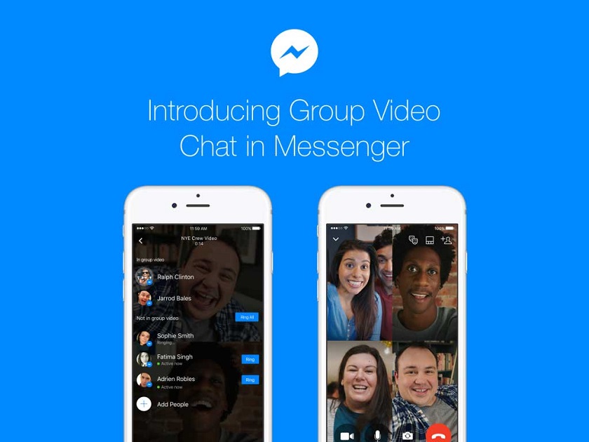 В Facebook Messenger появятся групповые видеозвонки