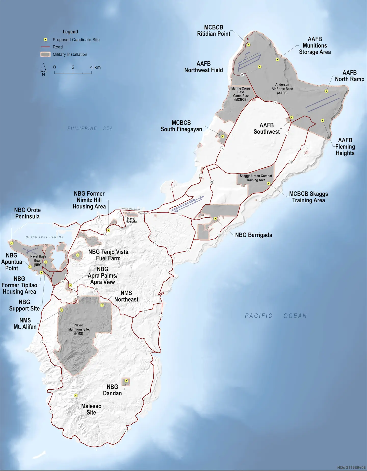 Les États-Unis vont faire de Guam l'endroit le plus défendu de la planète en déployant sur l'île 20 sites de défense antimissile équipés d'intercepteurs THAAD, Tomahawk, SM-6 Block IB, Patriot et SM-3 Block IIA.-2