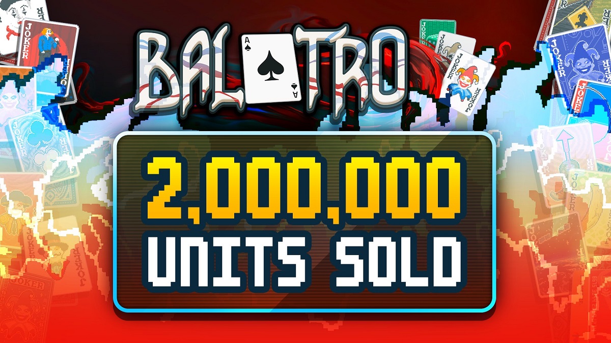 Sales of the card game Balatro have exceeded 2 million copies: the developer is preparing a major update and some surprises for gamers