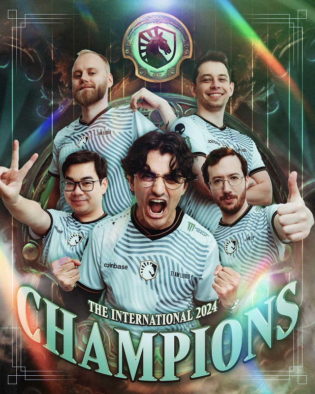 Il Team Liquid è diventato campione di Dota 2 The International 2024 con una brillante vittoria sui Gaimin Gladiators-2