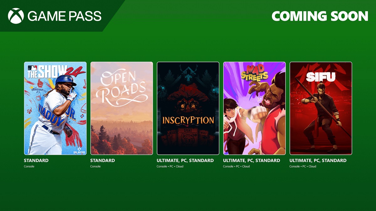 Gli abbonati al Game Pass riceveranno cinque nuovi titoli nella prima metà di ottobre, tra cui Sifu e Inscryption.