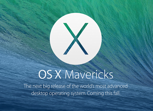 Apple выпускает операционную систему OS X 10.9 Mavericks