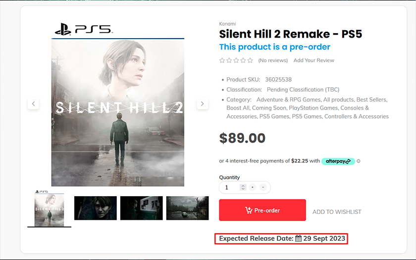 SILENT HILL 2 Remake Launch Date News Might Be Coming Soon