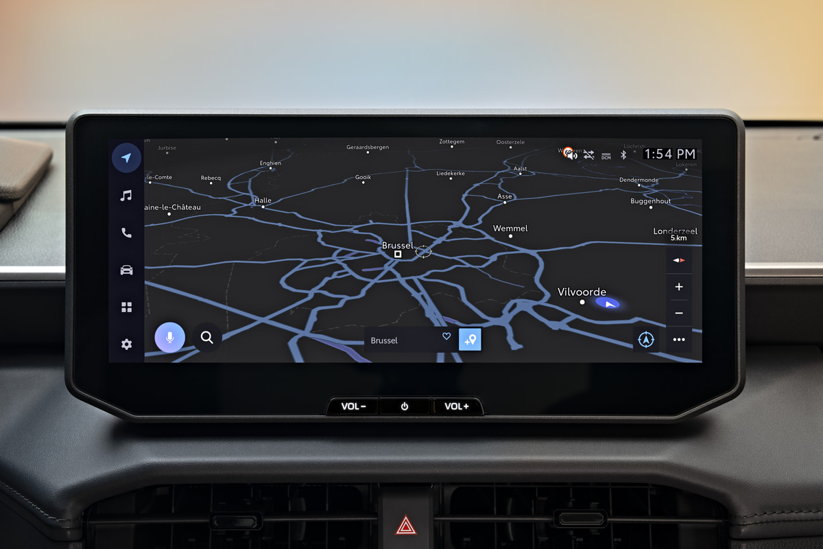 Comfortable salon of Toyota Hilux BEV