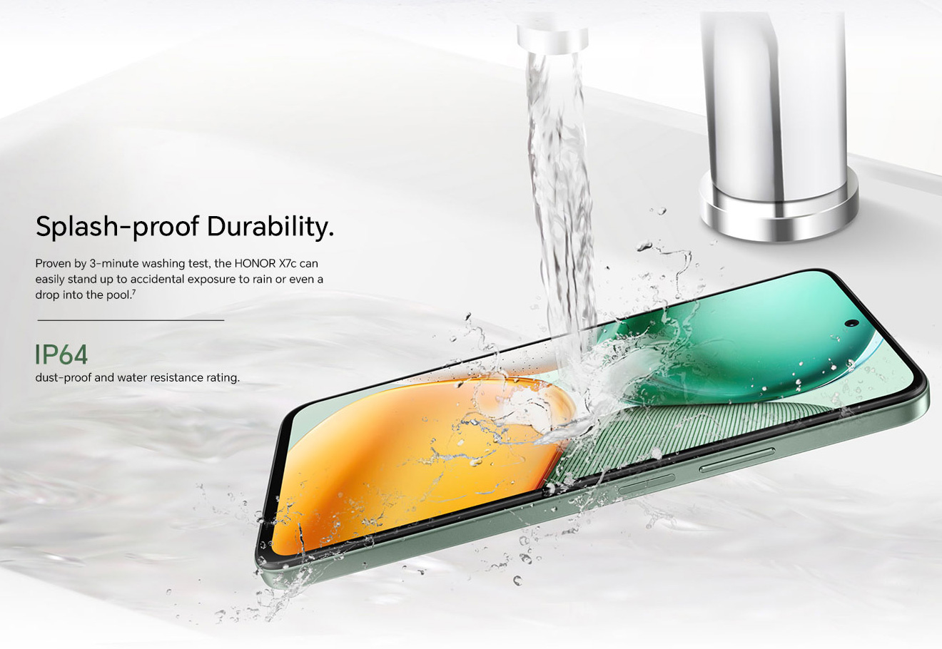 Display of Honor X7c 5G