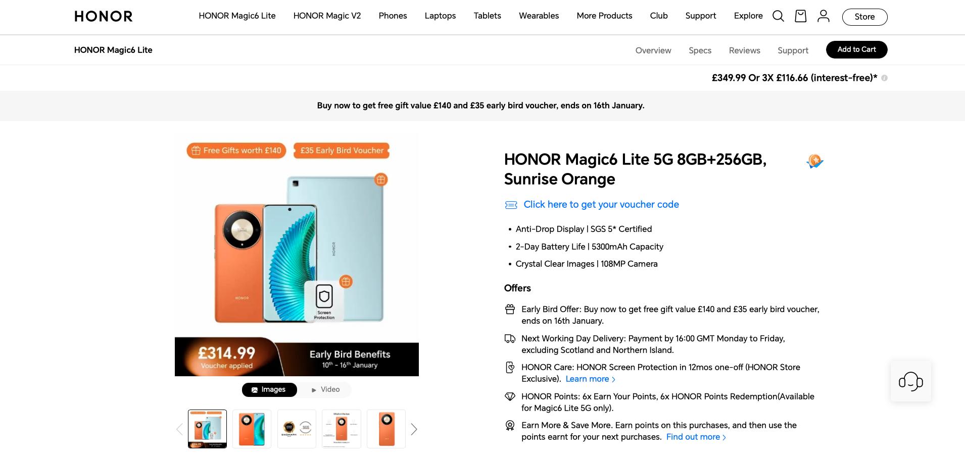 Honor Magic 6 Lite smartphone unveiled - Geeky Gadgets