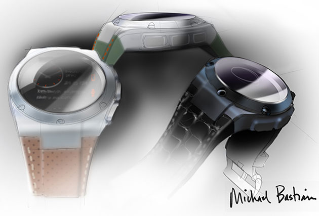 HP выпустит конкурента Moto 360 — «умные» часы дизайнера Майкла Бастиана-2