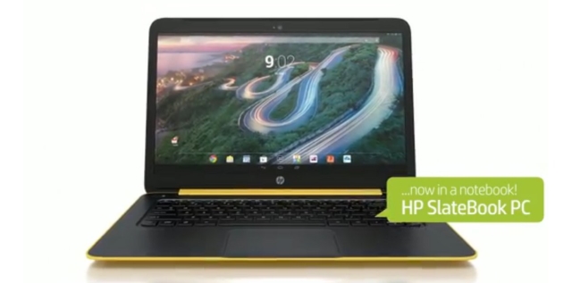 HP выпустит 14-дюймовый ноутбук SlateBook 14 на Android и Tegra 4