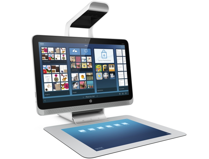 HP Sprout: моноблок с проекционной клавиатурой-тачпадом и 3D-сканером