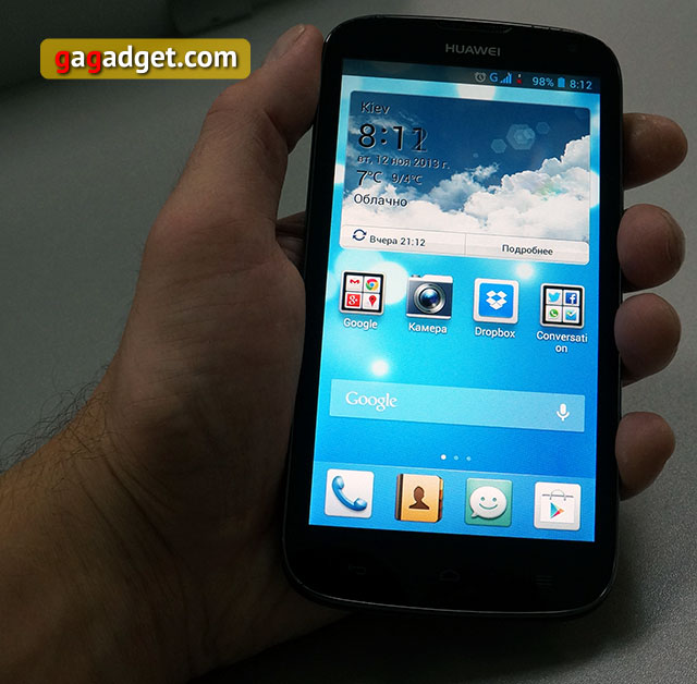 Обзор двухсимного смартфона Huawei Ascend G610 с 5-дюймовым IPS-дисплеем
