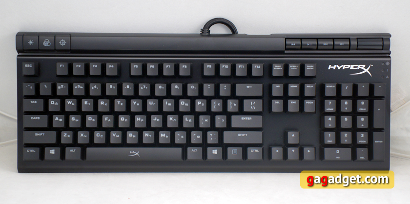Обзор геймерской механической клавиатуры HyperX Alloy Elite-16