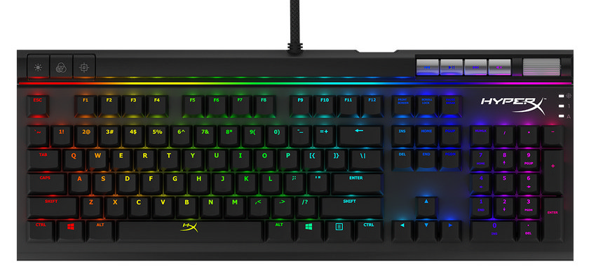 Клавиатура с полноцветной подсветкой и поклавишной настройкой per key от steelseries