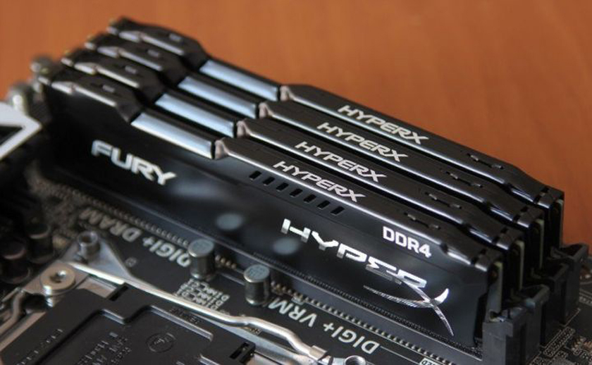 Наборы памяти Kingston HyperX FURY DDR4 повышенной емкости в Украине