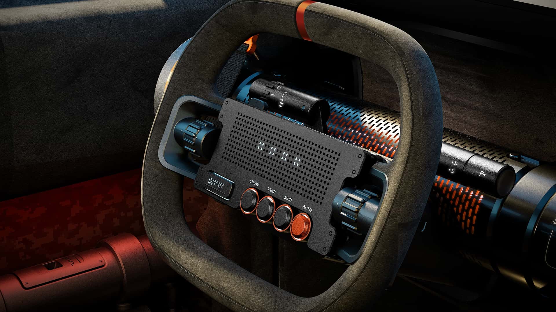 Внутреннее оформление Hyundai Crater