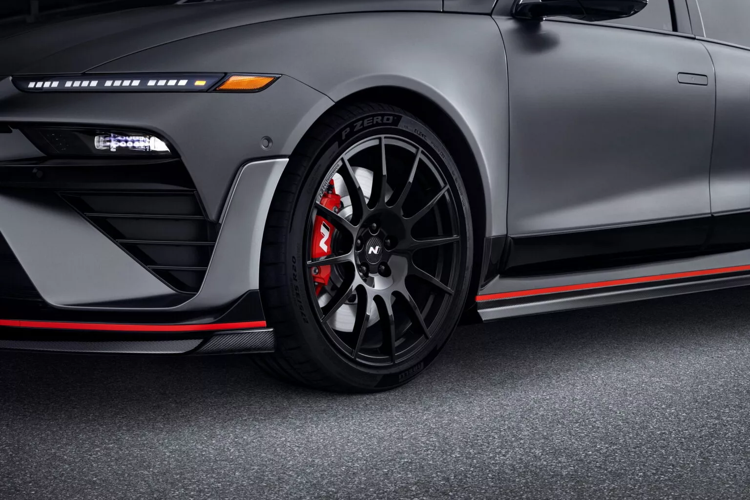 Обвес Hyundai Ioniq 6 N - антикрыло и сплиттер