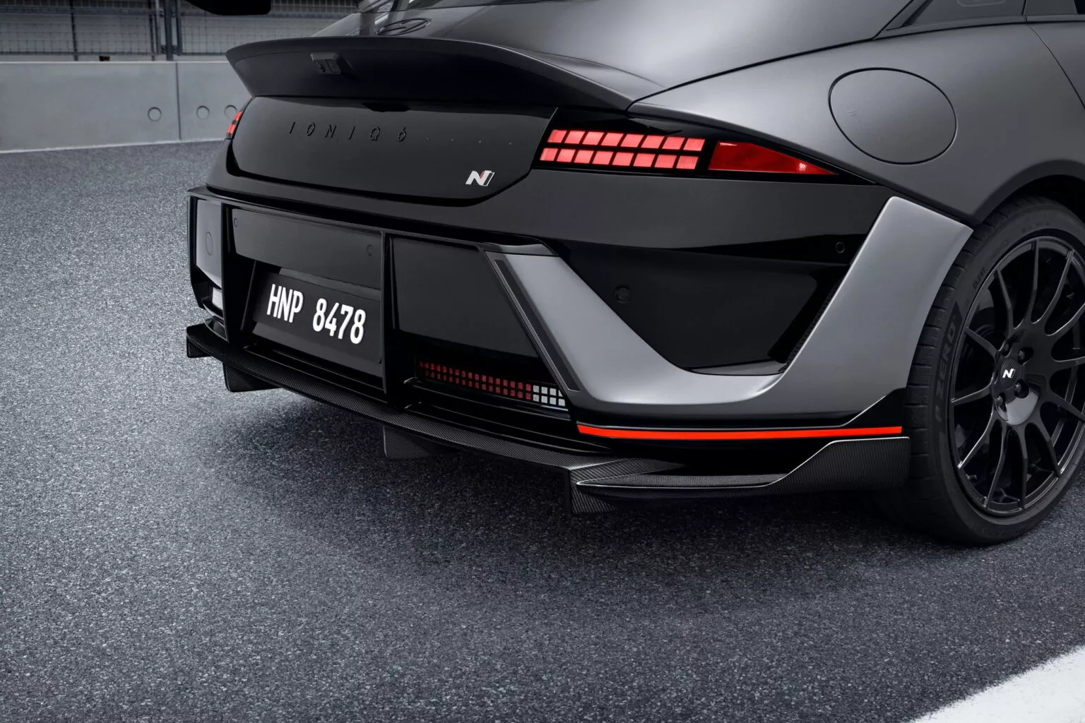 Изображение Hyundai Ioniq 6 N с аэродинамическим пакетом