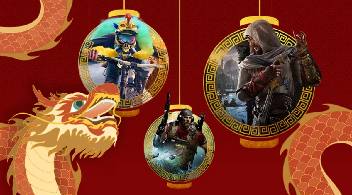 Ubisoft Store's Lunar New Year celebrations have begun, with discounts on popular games reaching 85%!