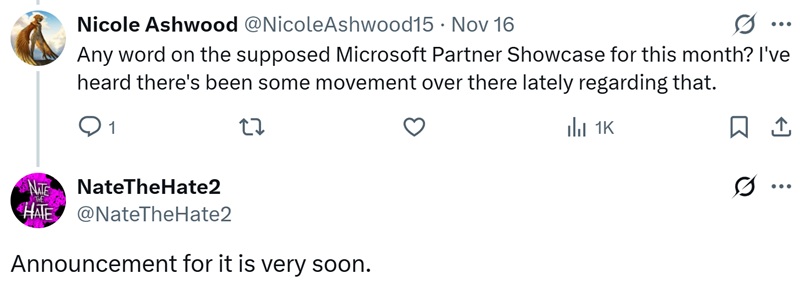 Тизер Xbox Partner Showcase