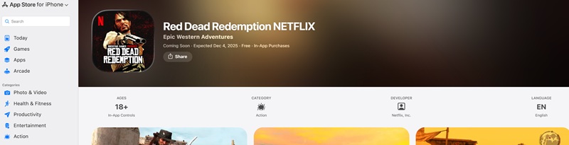 Знімок екрану Red Dead Redemption