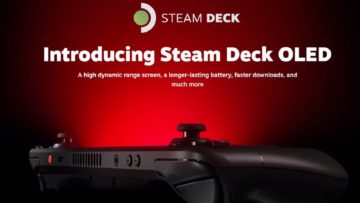 Большой сюрприз от Valve: представлена улучшенная версия портативной игровой консоли Steam Deck с OLED-экраном и увеличенным объемом памяти