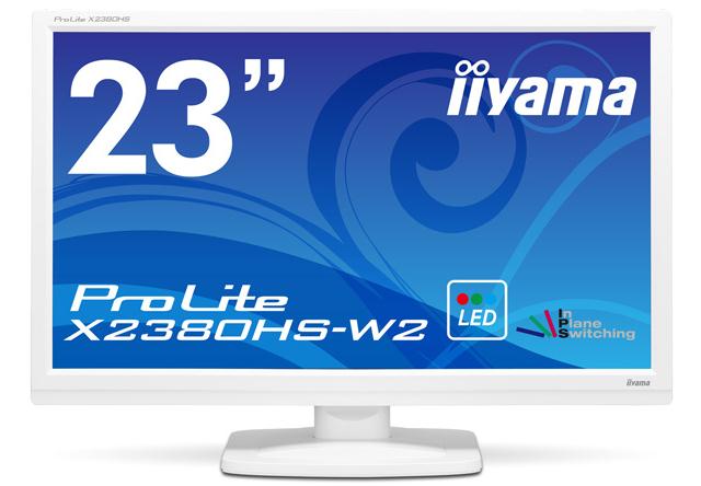 23-дюймовый FullHD-монитор iiyama ProLite X2380HS-W2 c IPS-матрицей