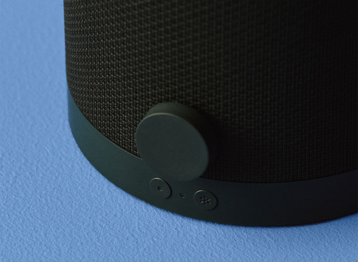 Lampe-enceinte Kulglass - version rouge