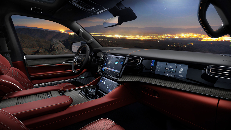 Image of the new interior of Grand Wagoneer 2026