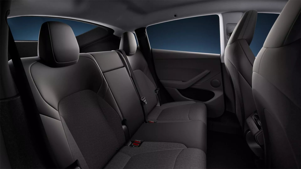 Rear of Tesla Model Y Standard