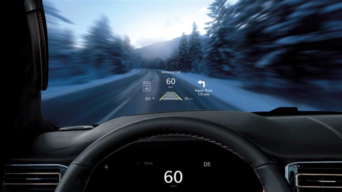 Image of the 12-inch central display