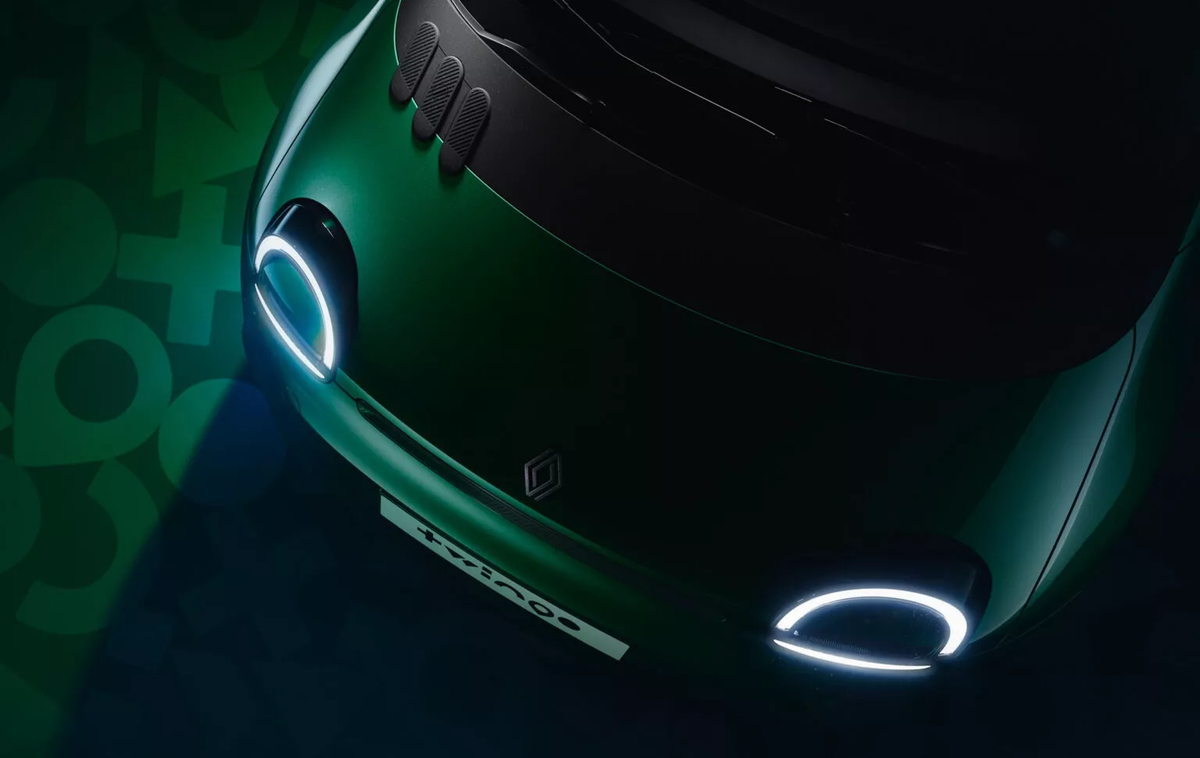 Side view of Renault Twingo